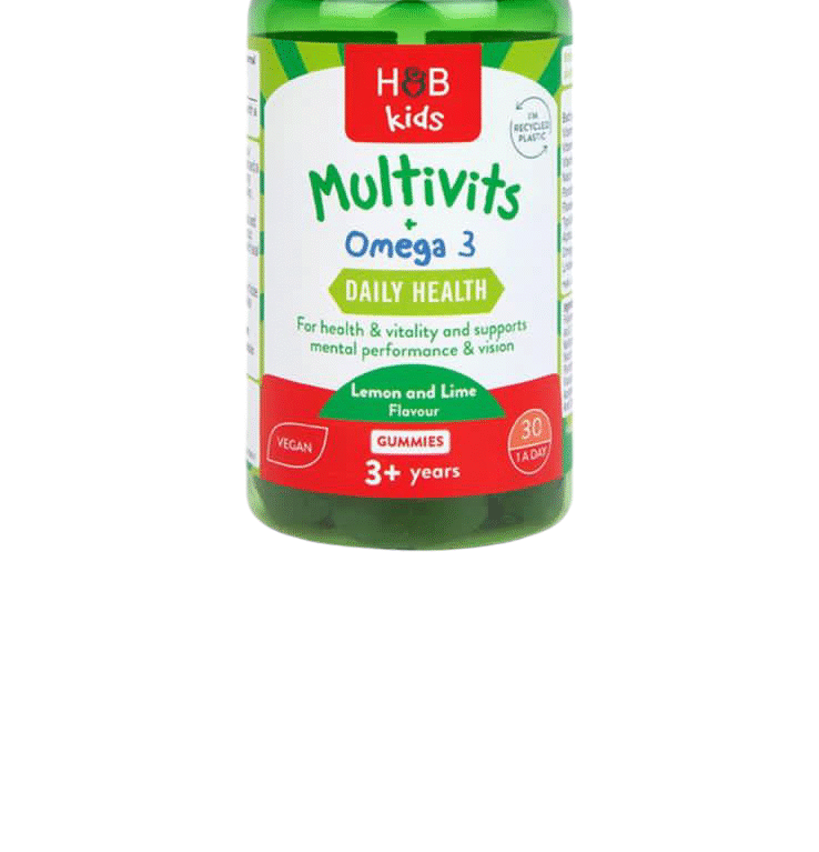 H&B KIDS MULTIVITES+ OMEGA 3( 1×30) 3yrs+