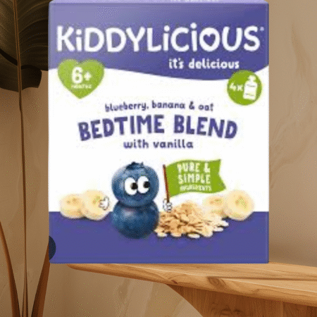 Kiddylicious Blueberry banana & Oat Bedtime Blend With vanila 100×4 6m+