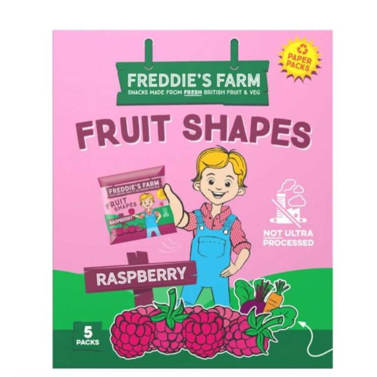 FREDDIES FARM FRUITS SHAPES RASPBERRY