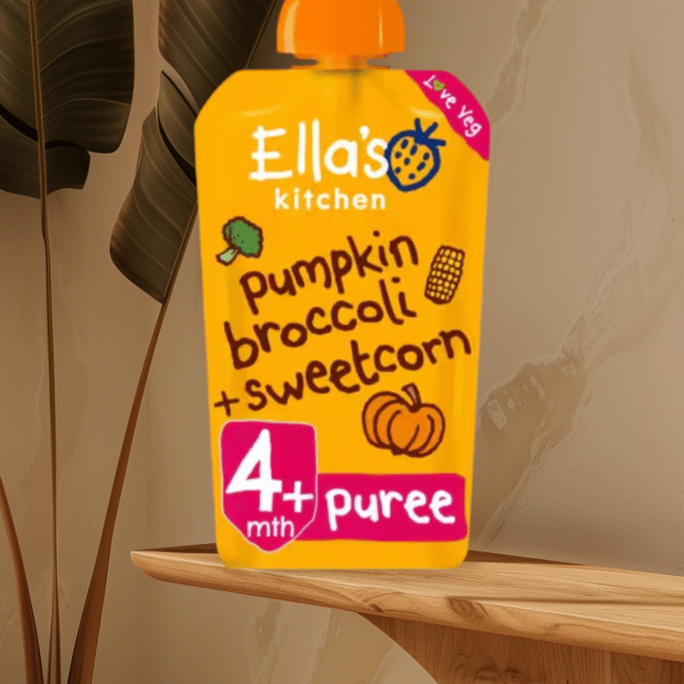 ELLAS KITCHEN PUMPKIN BROCCOLI+ SWEETCORN 130g