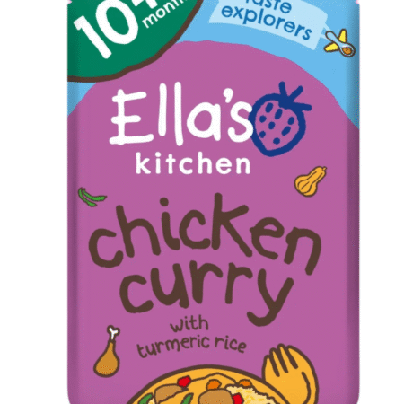 ELLAS KITCHEN CHICKEN CURRY WITH TUMERIC RICE 10M+(190g)