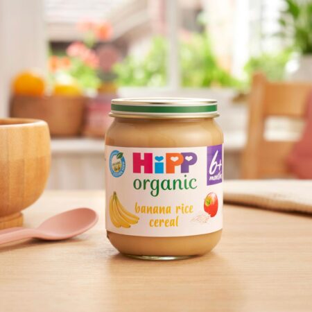 HIPP ORGANIC BANANA RICE CEREAL (6M+) JAR