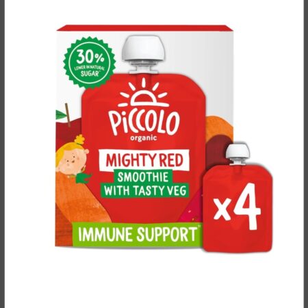 Piccolo Organic Mighty Red Smoothie With Vegetable 4X90g
