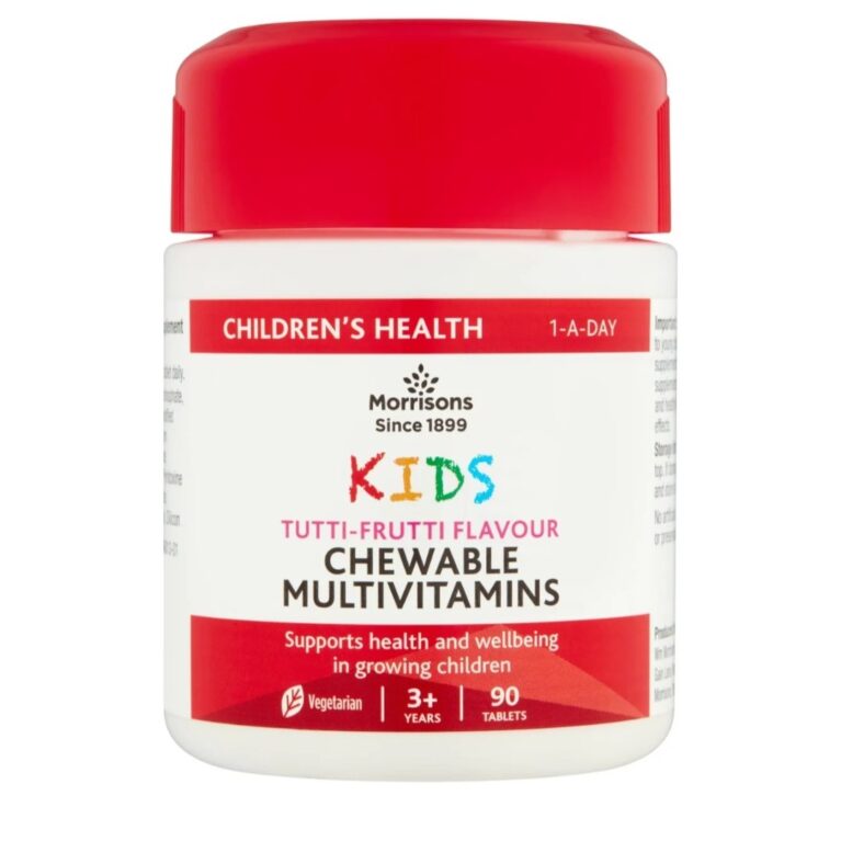 Morrisons Kids Chewable Multivitamins 3yrs +