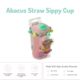 melii Abacus Straw Sippy Cup 11.5 oz Toddler and Baby (Pink 1 Pack)