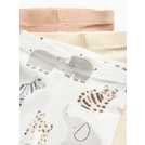Safari Print Ribbed  Leggings 3 Pack 3-6months