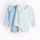 Blue Stripe Wrap- Front Bodysuit 2Packs 18 -24