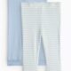 Blue leggings 2 Pack up to  3 Months