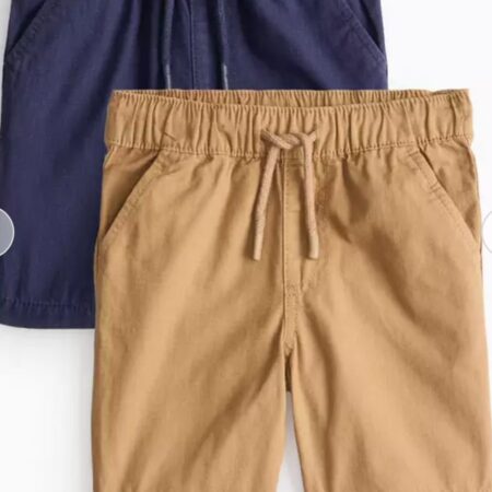 Tan & Navy Short 2 packs 1-2yrs