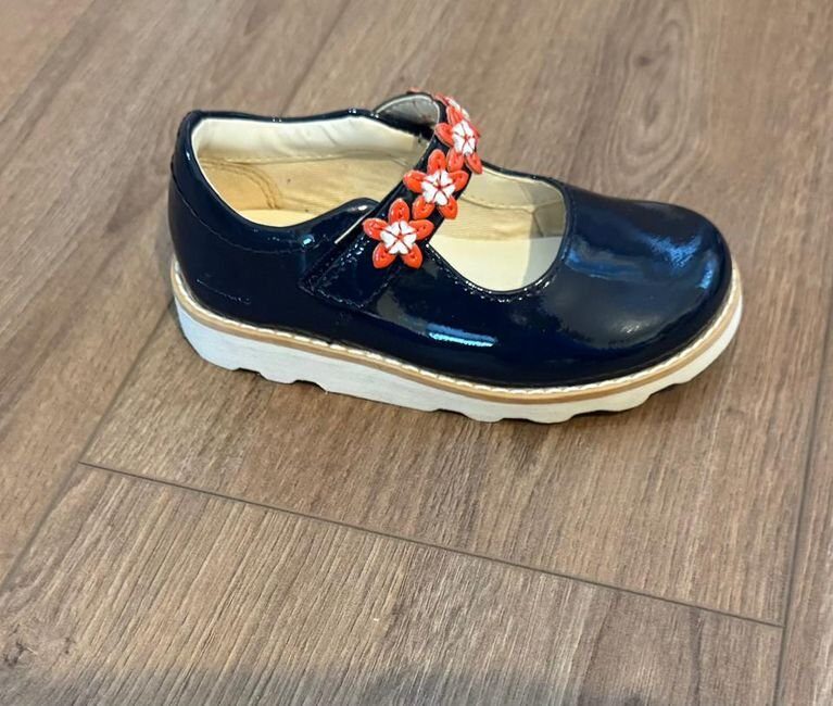 CLARKS FLORAL BABY GIRL SHOE (22)