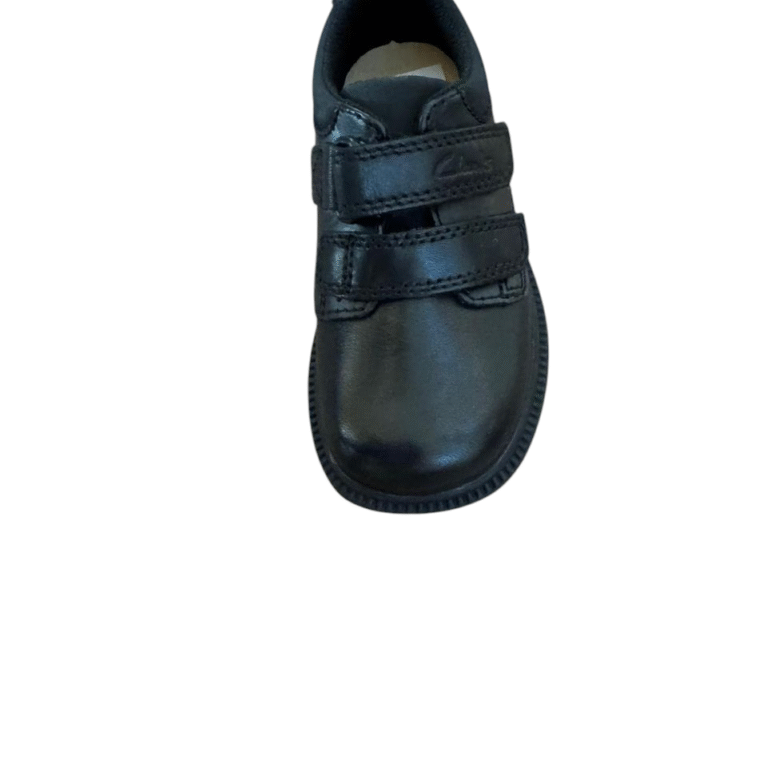 CLARK BOY BLACK SHOE