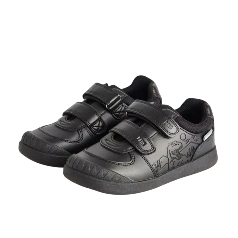TOEZONE BLACK DINO SHOES SIZE 9