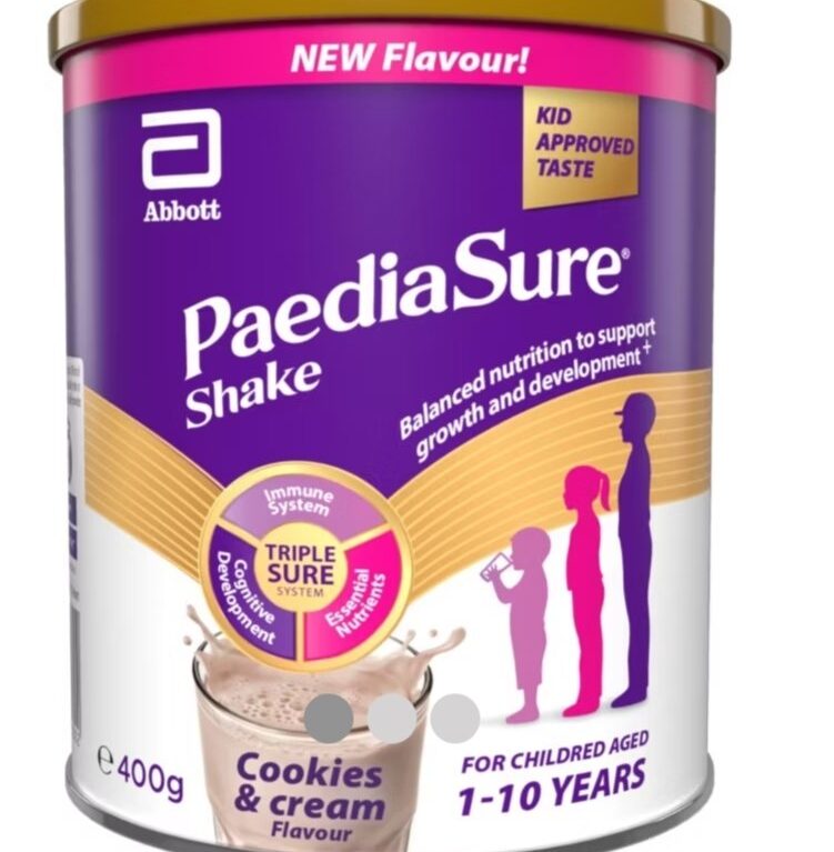 PaediaSure Shake 400g, Cookies & Cream Nutritional Supplement Drink Multivitamin for Kids 1-10 Yrs Vegetarian