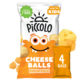 Piccolo Kids Organic Cheese Multigrain Balls 4x15g (3yrs+)