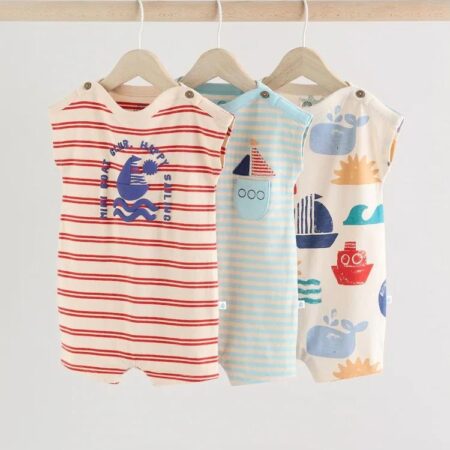 NEXT 3-1 BOYS ROMPER 6_9m