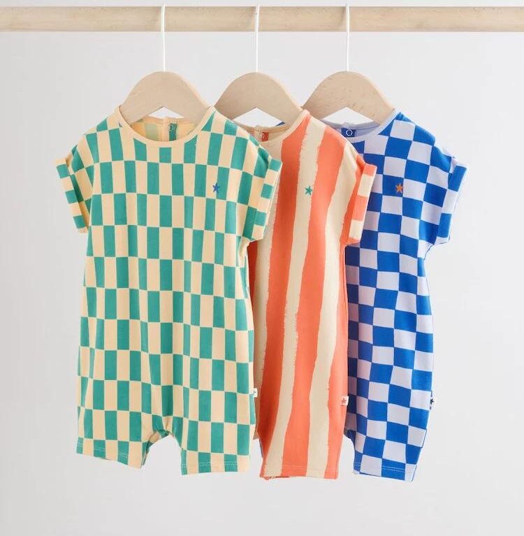 NEXT 3 IN 1 BOY COLOURFUL  ROMPER