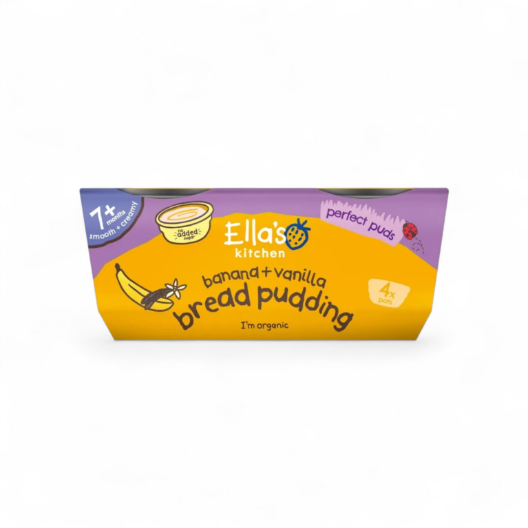 Ella's kitchen Banana + vanilla bread pudding (7m+) smooth+ creamy
