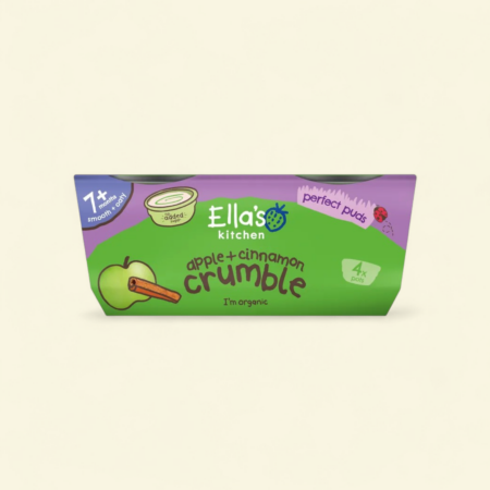Ella's kitchen Apple + cinnamon crumble (7m+) Smooth+ Oaty