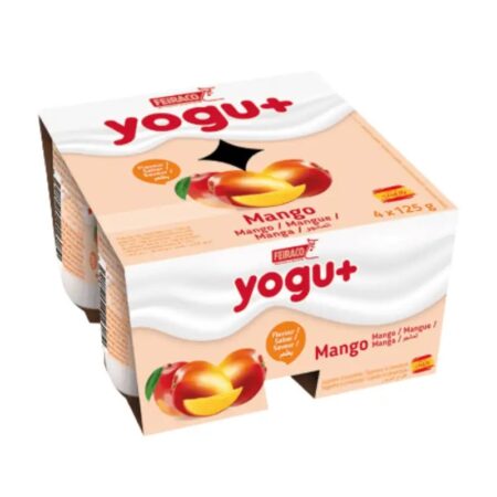 Feiraco Yogu+ Mango Yoghurt 4 Cups(12m+)