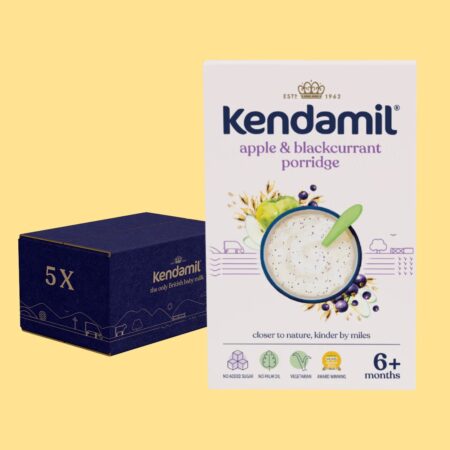 Our Apple and Blackcurrant baby porridge 6m+