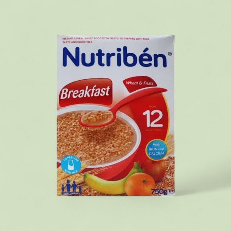Nutriben breakfast cereal Wheat & Fruits 12months 750g