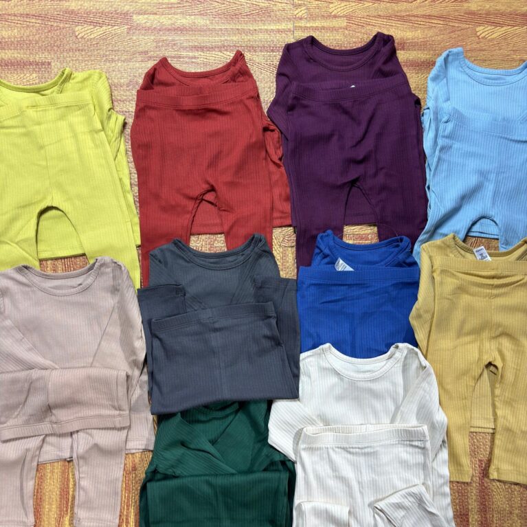 GOERGE 10 in 1 unisex colourful sets (10 tight/ trousers) 10 tops (10 colours