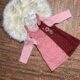 NEXT 2 IN1 pikadot two tone dress and inner 6-9m