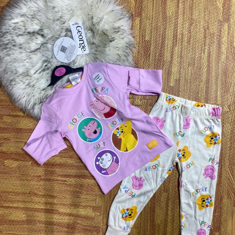 GEORGE 2 IN 1 CARTOON NIGHT WEAR 11/2-2YRS