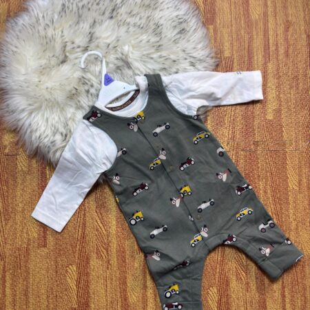 nutmeg romper with inner