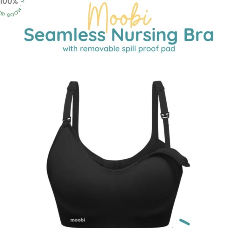 Seamless Hands-Free Pumping Bra with Removable Spill-Proof Pads