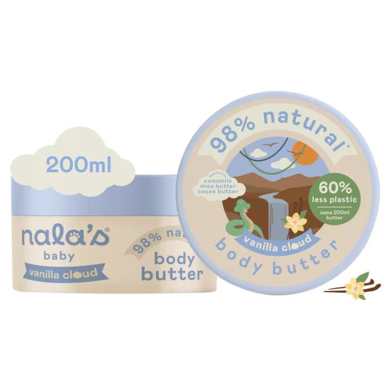 Nalas baby body butter 98% natural  200ml