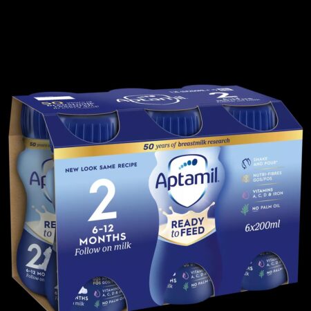 Aptamil® Best Ready to Drink Follow On Milk 6x200ml