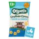 Organix Cheese & Onion Gruffalo Claws Toddler Snack Multipack 4x15g 12 months+